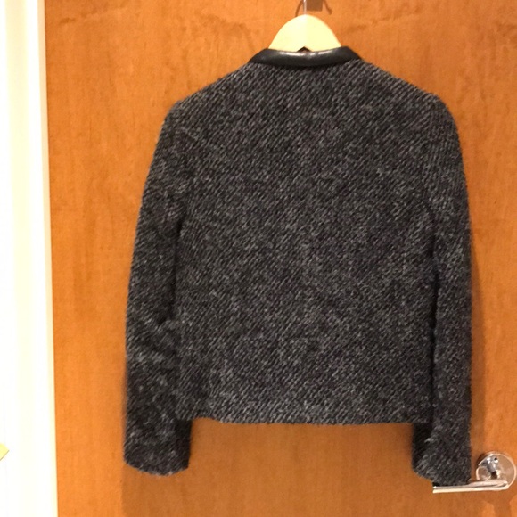 grey tweed wool,polyamide,mohair,alpaca.36/S - Picture 2 of 7